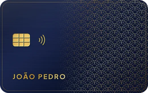 Cartão premium: Art déco escamas