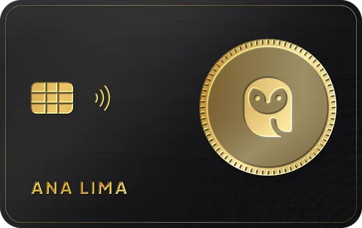 Cartão premium: Coruja