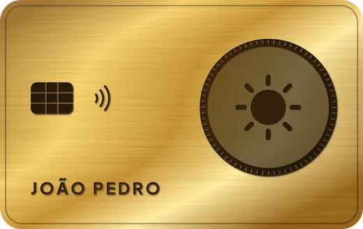 Cartão premium: Sol